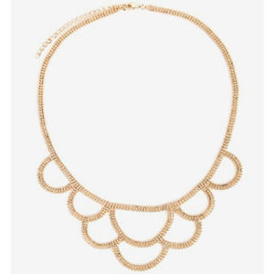 Octavia & CO. Tiered Statement Necklace NWOT gold